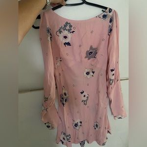 Free people rosebud combo dress